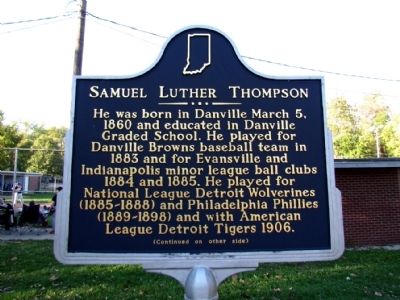 Samuel Luther Thompson Marker image. Click for full size.