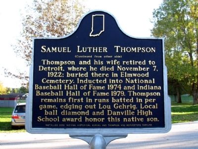 Samuel Luther Thompson Marker image. Click for full size.