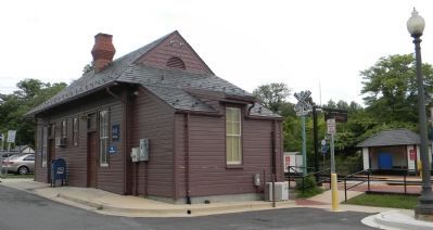 The MARC Train station on the old B&O line image. Click for full size.