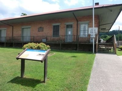 Niota Depot Marker. Click for full size. Niota Depot Marker image. Click for full size.