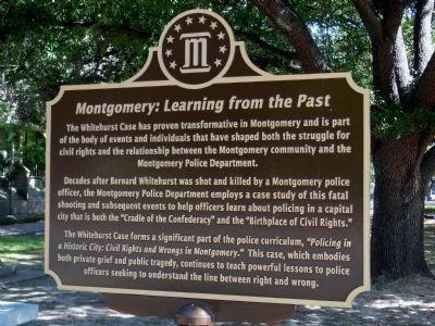 Montgomery: Learning from the Past marker (side 2) image. Click for full size.