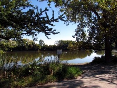 The Wabash River Marker. Click for full size. The Wabash River Marker image. Click for full size.