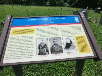 Morganton Crossing Marker. Click for full size. Morganton Crossing Marker image. Click for full size.
