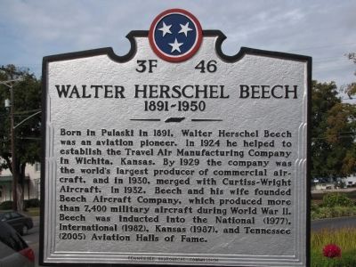 Walter Hershel Beech Marker image. Click for full size.
