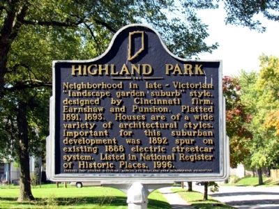 Highland Park Marker image. Click for full size.