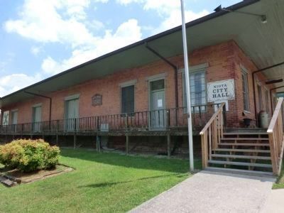 Niota Depot is now Niota City Hall. Click for full size. Niota Depot is now Niota City Hall image. Click for full size.