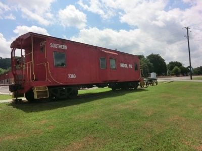Niota Depot Caboose. Click for full size. Niota Depot Caboose image. Click for full size.