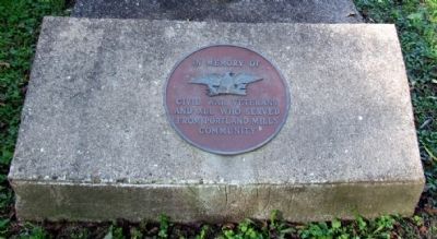 Memorial Tablet at Bottom of Marker. Click for full size. Memorial Tablet at Bottom of Marker image. Click for full size.