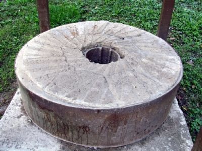 Mill Stone near the Marker. Click for full size. Mill Stone near the Marker image. Click for full size.