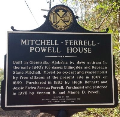 Mitchell-Ferrell-Powell House Marker image. Click for full size.