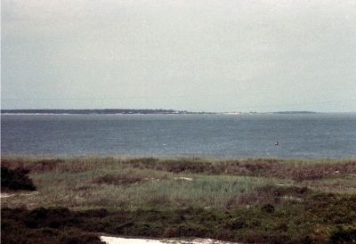 The Channel In Front Of Fort Morgan. image. Click for full size.