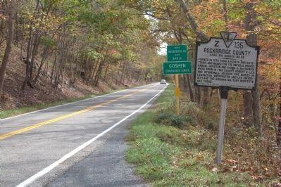 Bath County / Rockbridge County Marker. Click for full size. Bath County / Rockbridge County Marker image. Click for full size.