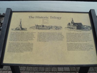 The Historic Trilogy Marker image. Click for full size.