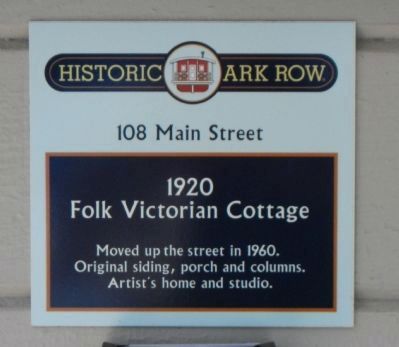 1920 Folk Victorian Cottage Marker image. Click for full size.
