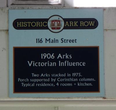 1906 Arks Victorian Influence Marker image. Click for full size.