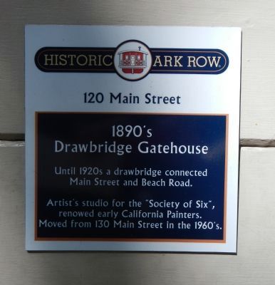1890�s Drawbridge Gatehouse Marker image. Click for full size.