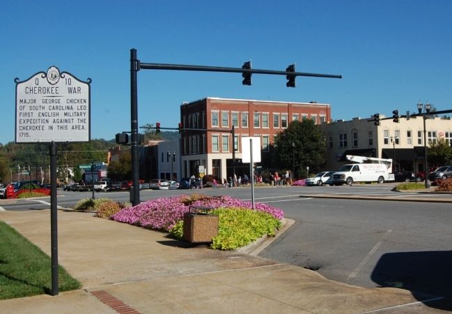 Downtown Murphy Location of Marker. Click for full size. Downtown Murphy Location of Marker image. Click for full size.