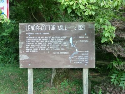 Lenoir Cotton Mill Marker image. Click for full size.