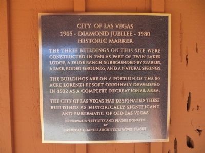 Twin Lakes Lodge Marker. Click for full size. Twin Lakes Lodge Marker image. Click for full size.