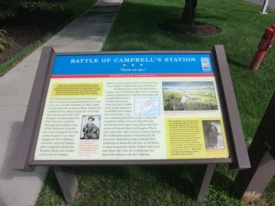 Battle of Campbell's Station Marker image. Click for full size.