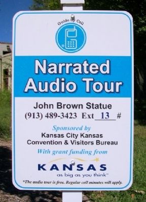 John Brown Monument Audio Sign image. Click for full size.