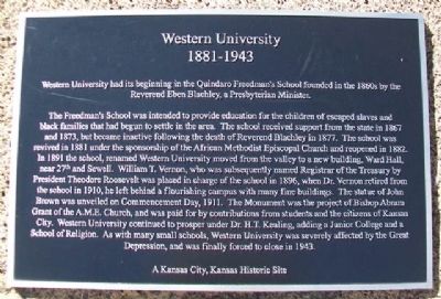 Western University Marker image. Click for full size.