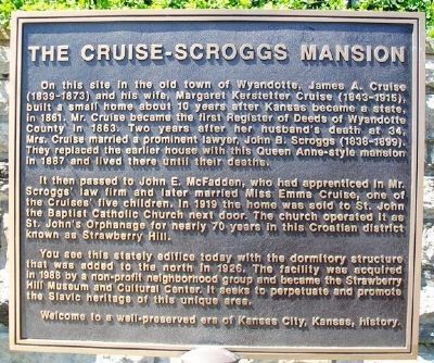The Cruise-Scroggs Mansion Marker image. Click for full size.