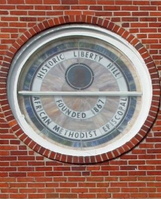 Liberty Hill Church Window image. Click for full size.