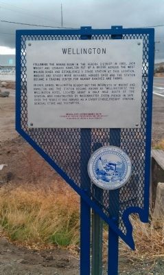 Wellington Marker. Click for full size. Wellington Marker image. Click for full size.