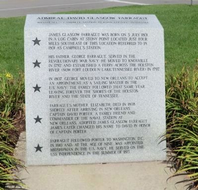 Admiral David Glasgow Farragut. Click for full size. Admiral David Glasgow Farragut image. Click for full size.