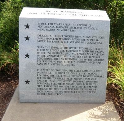 Battle of Mobile Bay. Click for full size. Battle of Mobile Bay image. Click for full size.