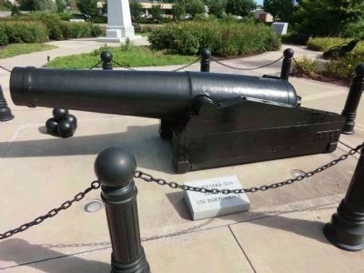 32 Pounder Gun from the USS Independence. Click for full size. 32 Pounder Gun from the USS Independence image. Click for full size.