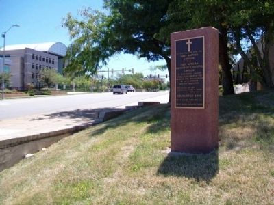 First Baptist Church and First African Methodist Episcopal Church Marker. Click for full size. First Baptist Church and First African Methodist Episcopal Church Marker image. Click for full size.