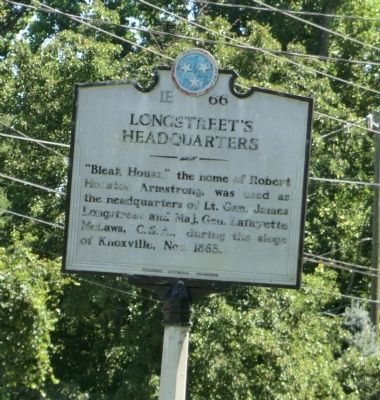 Longstreet's Headquarters Marker image. Click for full size.