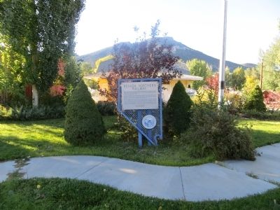 Nevada Northern Railway Marker. Click for full size. Nevada Northern Railway Marker image. Click for full size.