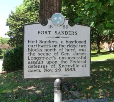 Fort Sanders Marker image. Click for full size.