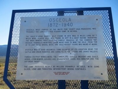 Osceola Marker. Click for full size. Osceola Marker image. Click for full size.