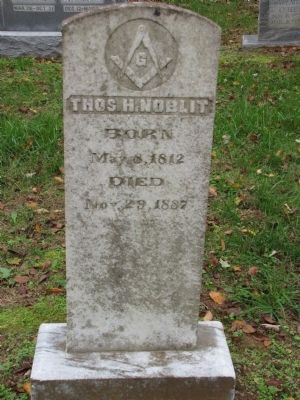 Thomas H Noblit grave image. Click for full size.