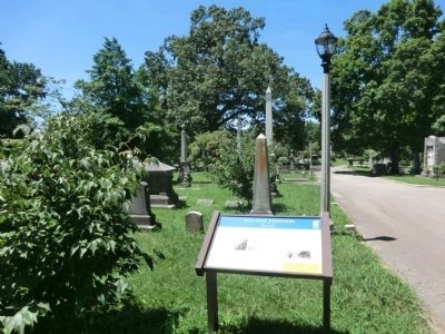 Old Gray Cemetery Marker. Click for full size. Old Gray Cemetery Marker image. Click for full size.