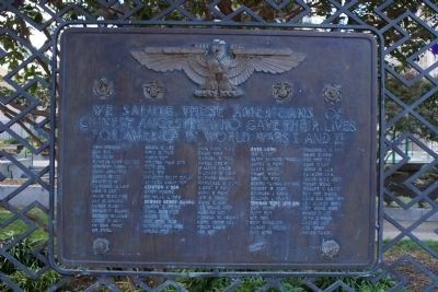 Chinese-American War Memorial Marker image. Click for full size.