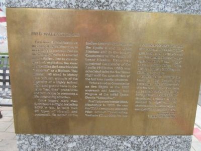 Fred Wallace Haise
Marker. Click for full size. Fred Wallace Haise
Marker image. Click for full size.
