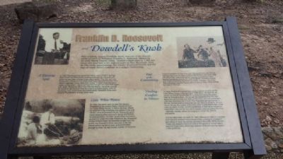 Franklin D. Roosevelt and Dowdell's Knob Marker image. Click for full size.