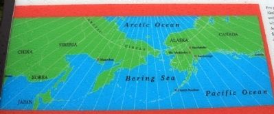 Map of the northern Pacific area showing Alaska. image. Click for full size.