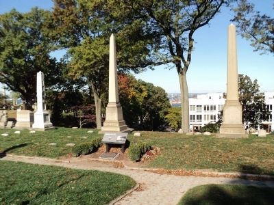 Marker in Green-Wood Cemetery image. Click for full size.