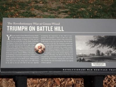 Triumph on Battle Hill Marker. Click for full size. Triumph on Battle Hill Marker image. Click for full size.