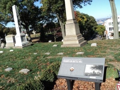 Triumph on Battle Hill Marker. Click for full size. Triumph on Battle Hill Marker image. Click for full size.