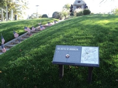 The Battle of Brooklyn Marker image. Click for full size.