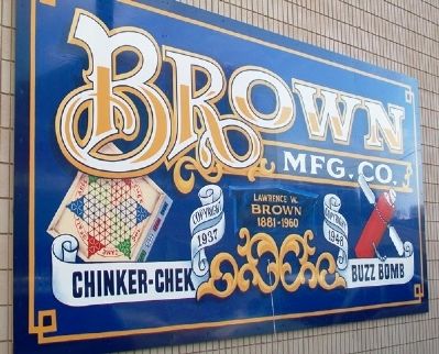 Brown Mfg. Co. Marker image. Click for full size.