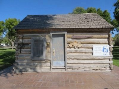 McCullough Log House and Post Office. Click for full size. McCullough Log House and Post Office image. Click for full size.