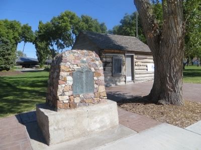 Pioneer Cabin Marker image. Click for full size.
